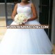 NE313 Custom Made African Women's 2018 Fashion Style Vintage Wedding Dresses Beading Pearls Puffy Wedding Gowns