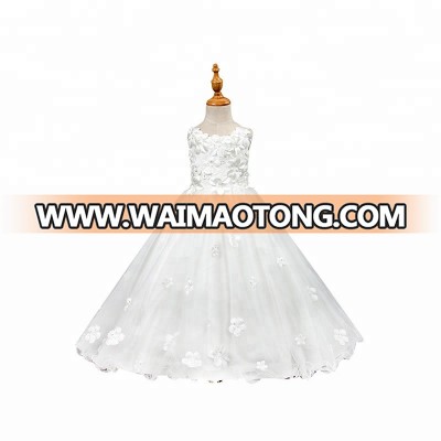 Baby Little Girl dress Puffy Ivory Flower Girl Dresses