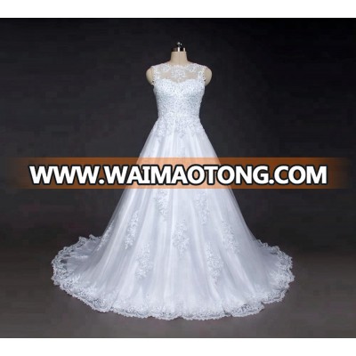 Real Pictures Lace Beaded Bridal Gowns