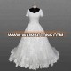 Customized Short Sleeve White Lace Wedding Dress Bridal Gown with Applique Vintage Ukraine Bridal Gowns