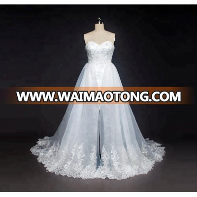 Removable Skirt Wedding Dresses For Brides