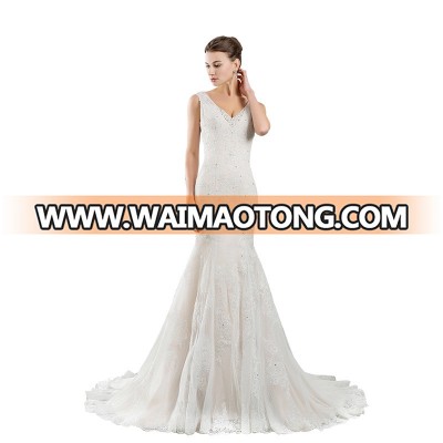 New design Bridal Gown Factory Lace Mermaid Wedding Dress